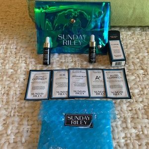 Sunday Riley Skincare samples Luna Sleeping Night Oil , A+ Retinoid etc